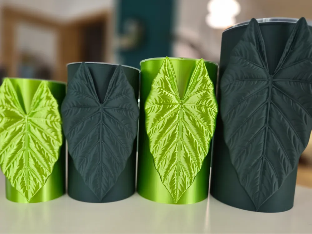 Maceta decorativa: Alocasia Scabriuscula self watering planter. Referencia del modelo original.