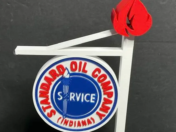 Standard Oil display sign