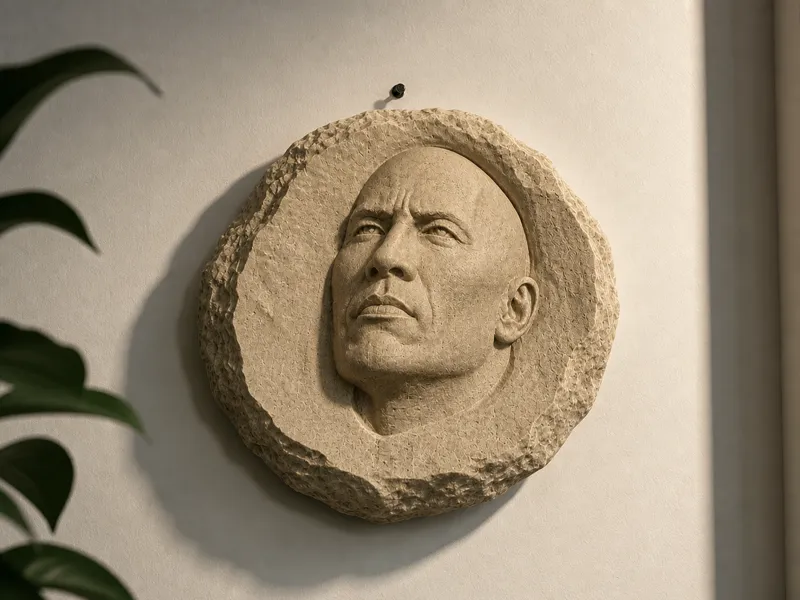 Fossilized rock
