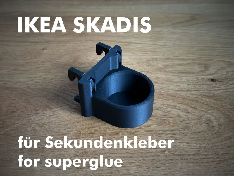 IKEA Skadis | Halter für Sekundenkleber