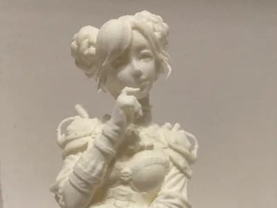 Steampunk Girl Thinking