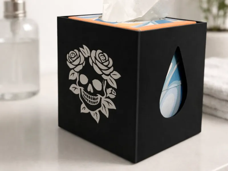 Minimal Decorative Tissue Box Holder