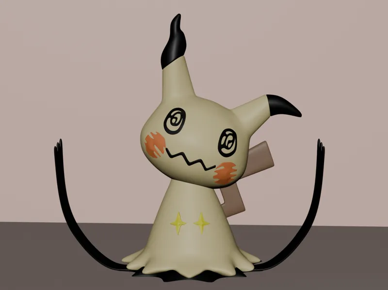 谜拟丘（mimikyu）分件分色打印
