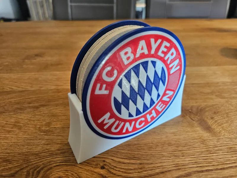 FC Bayern Bierdeckelständer