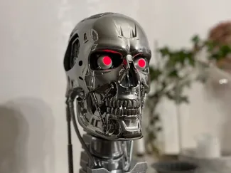 T800 BUST LIFESIZE REAL MOVIE TERMINATOR BUST