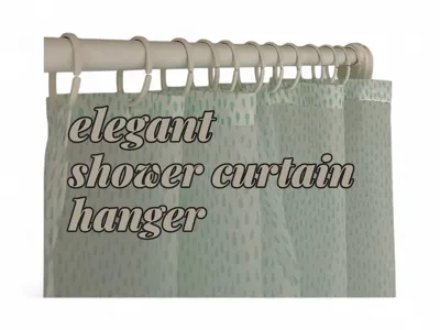 elegant shower curtain hanger