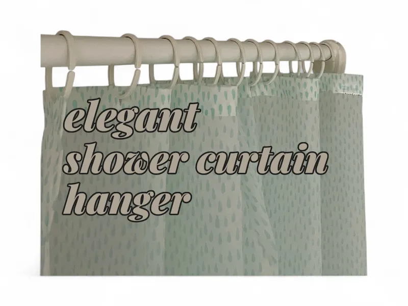 elegant shower curtain hanger
