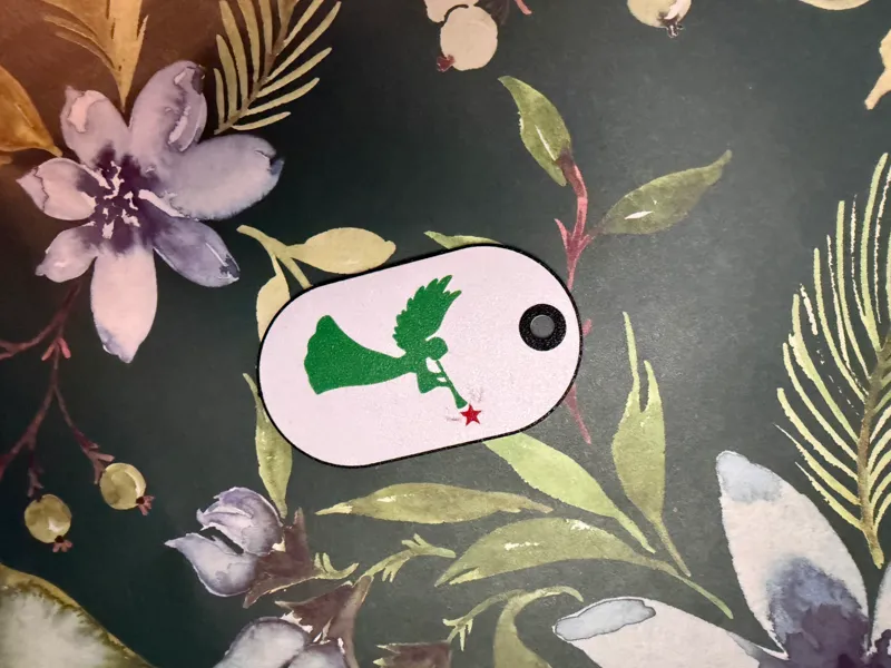 angel gift tag