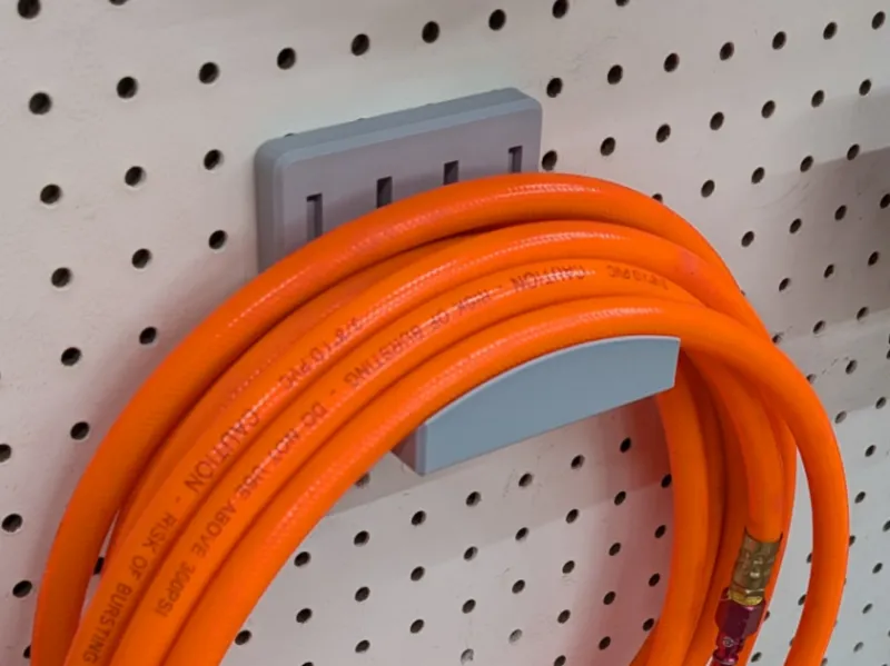 Peg Board Hose/Cable Holder