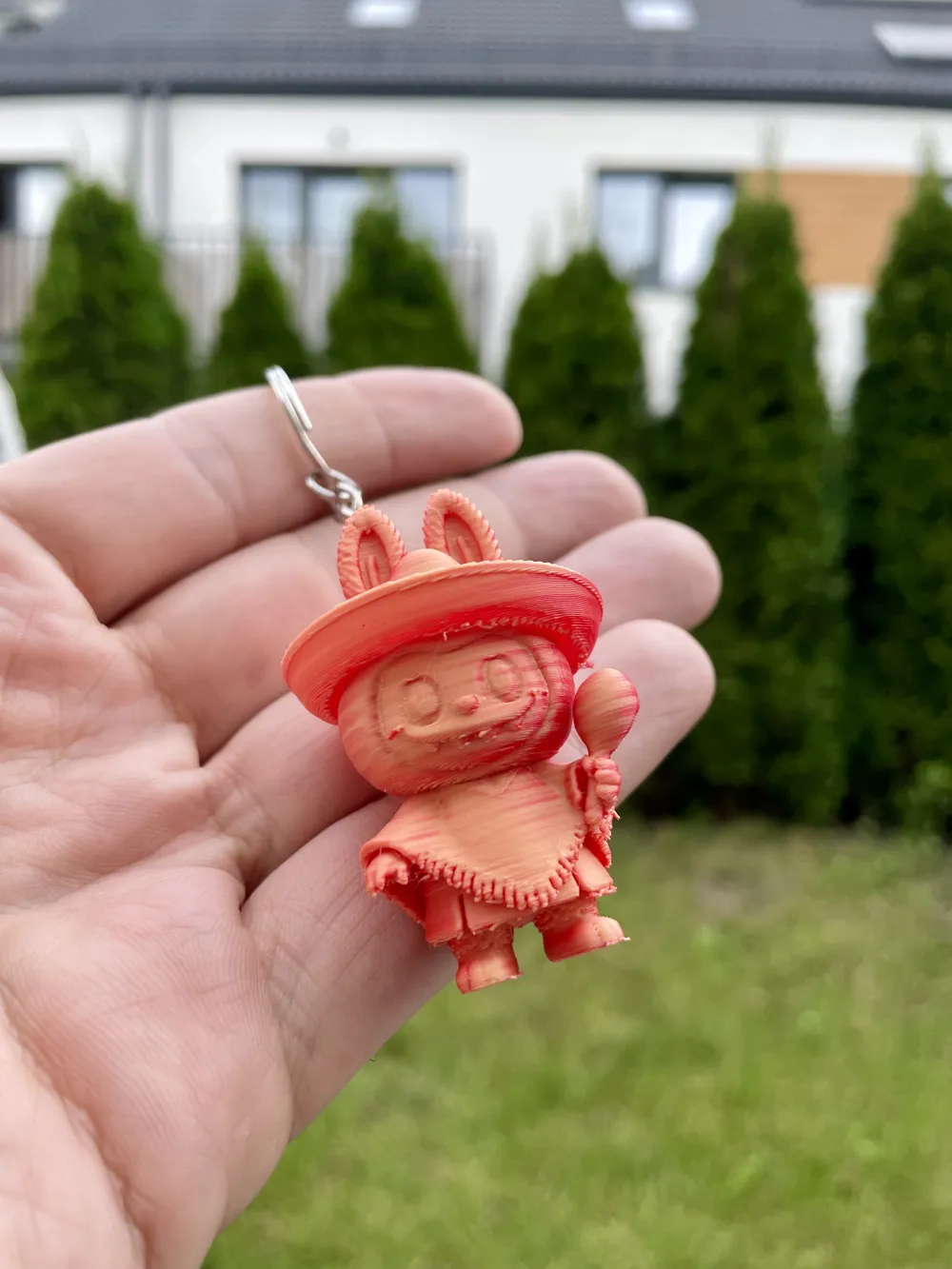 Mexican Labub-u Keychain – Fiesta Vibes Pendant by user name MakerWorld ...