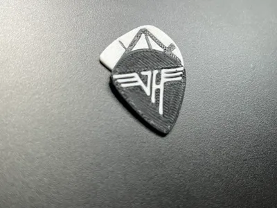 van Halen logo guitar pick