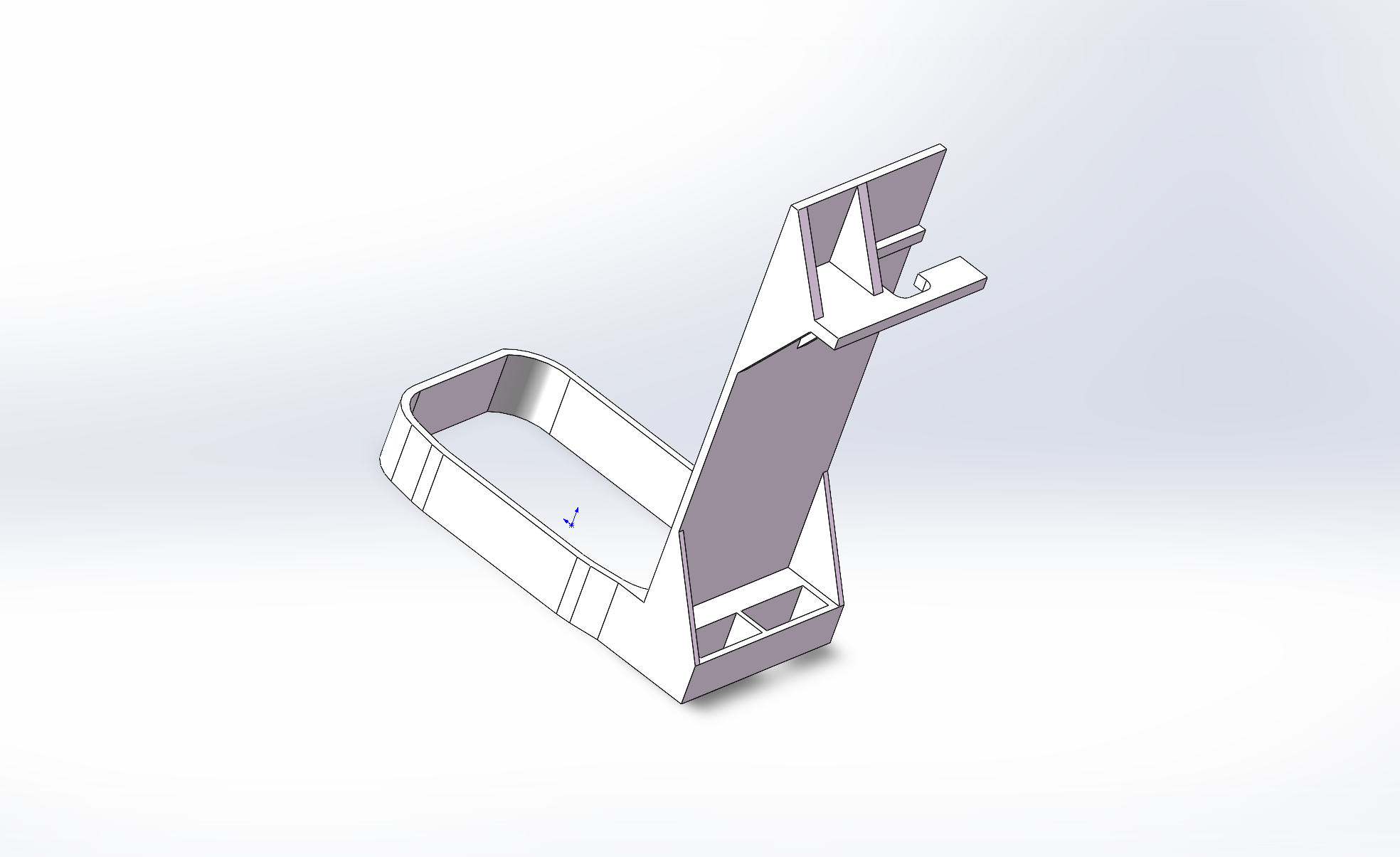 Miniatura 2 do modelo 3D 360充气泵气嘴收纳支架