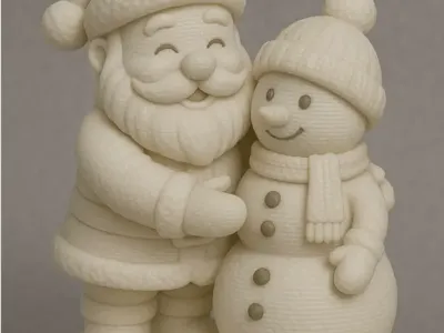 Santa and Snowman Joy