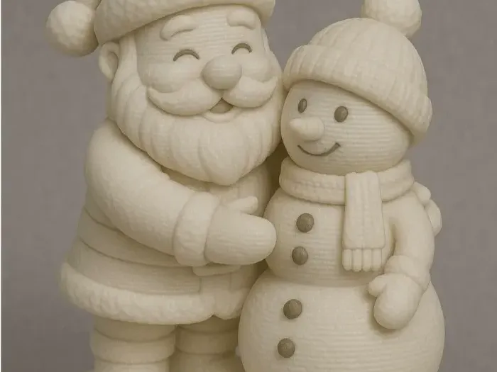 Santa and Snowman Joy