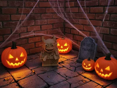 Halloween Troll in box-AI generated