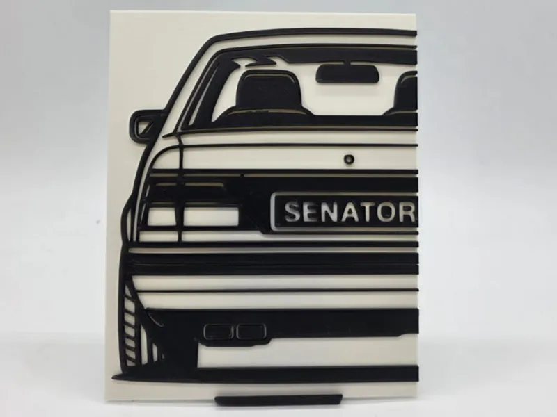 2D Wall Art Opel Senator B