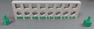 Tight tolerance test and tightness tool