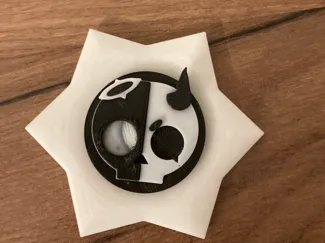 Brawl Stars spiner white  black
