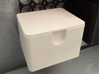 Cotton tips box with multiboard connectors
