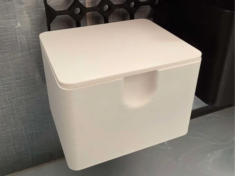 Cotton tips box with multiboard connectors