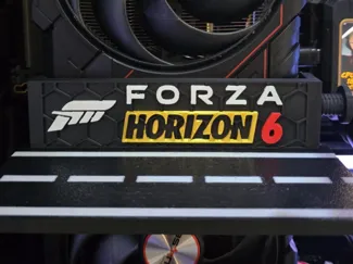 Logo Forza Horizon 6 e Supporto Modellino Auto