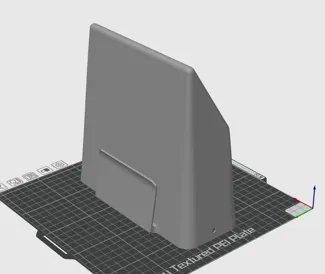 Trash bin with clip for car