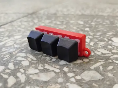 Keyboard switch keychain