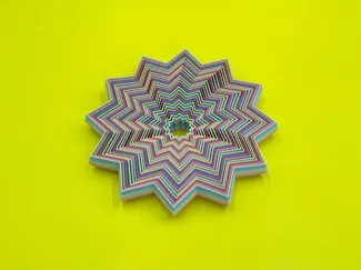 Fidget star 25 rings