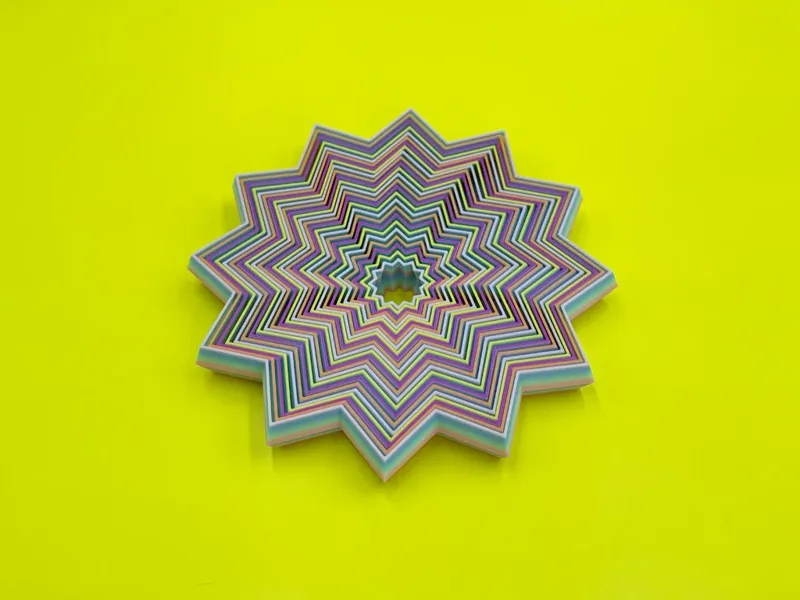 Fidget star 25 rings