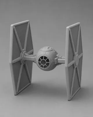 TIE Fighter მინიმალისტური მოდელი thumbnail 3