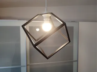 IKEA Hemma Lampshade Cube Geometric