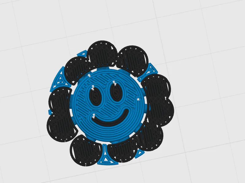 Smiley Croc Charm