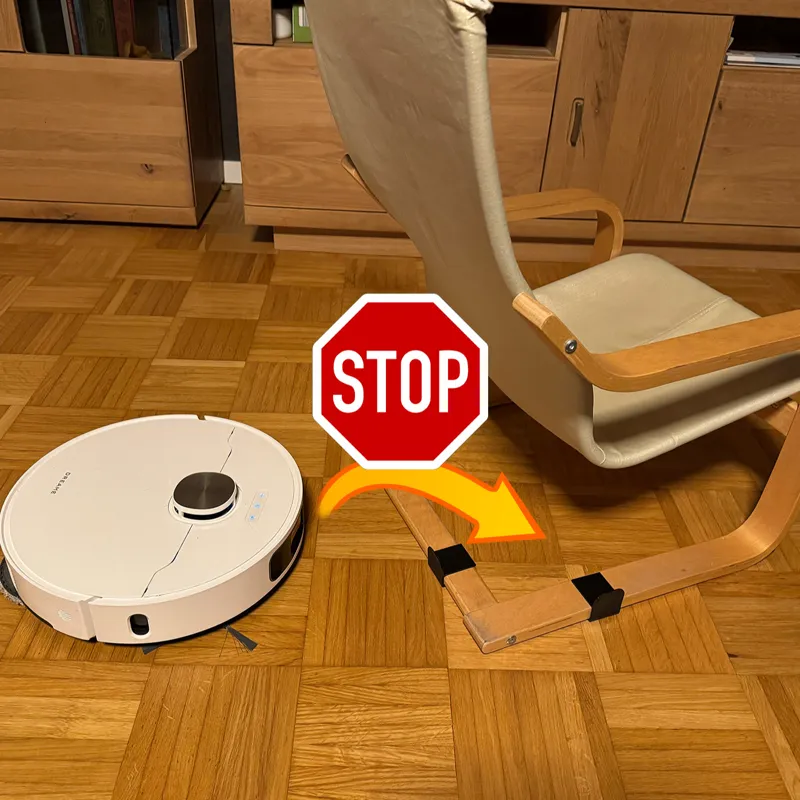 Ikea Poäng Kids Stopper für Saugroboter