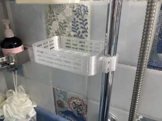 浴室 花洒 淋浴 杆 肥皂盒