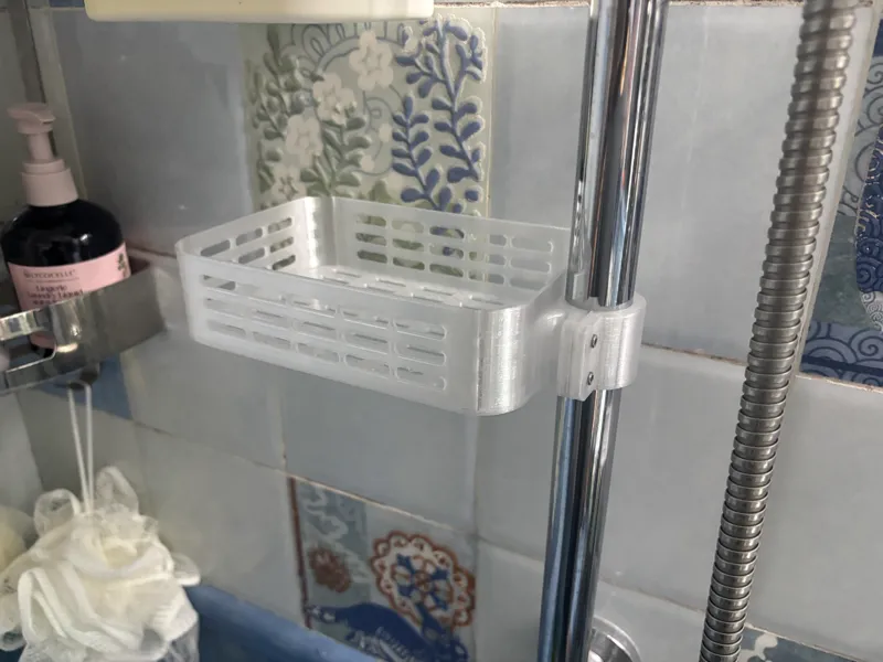 浴室 花洒 淋浴 杆 肥皂盒