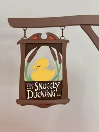 Snuggly Duckling Sign_Small; 0.2mm nozzle recommended