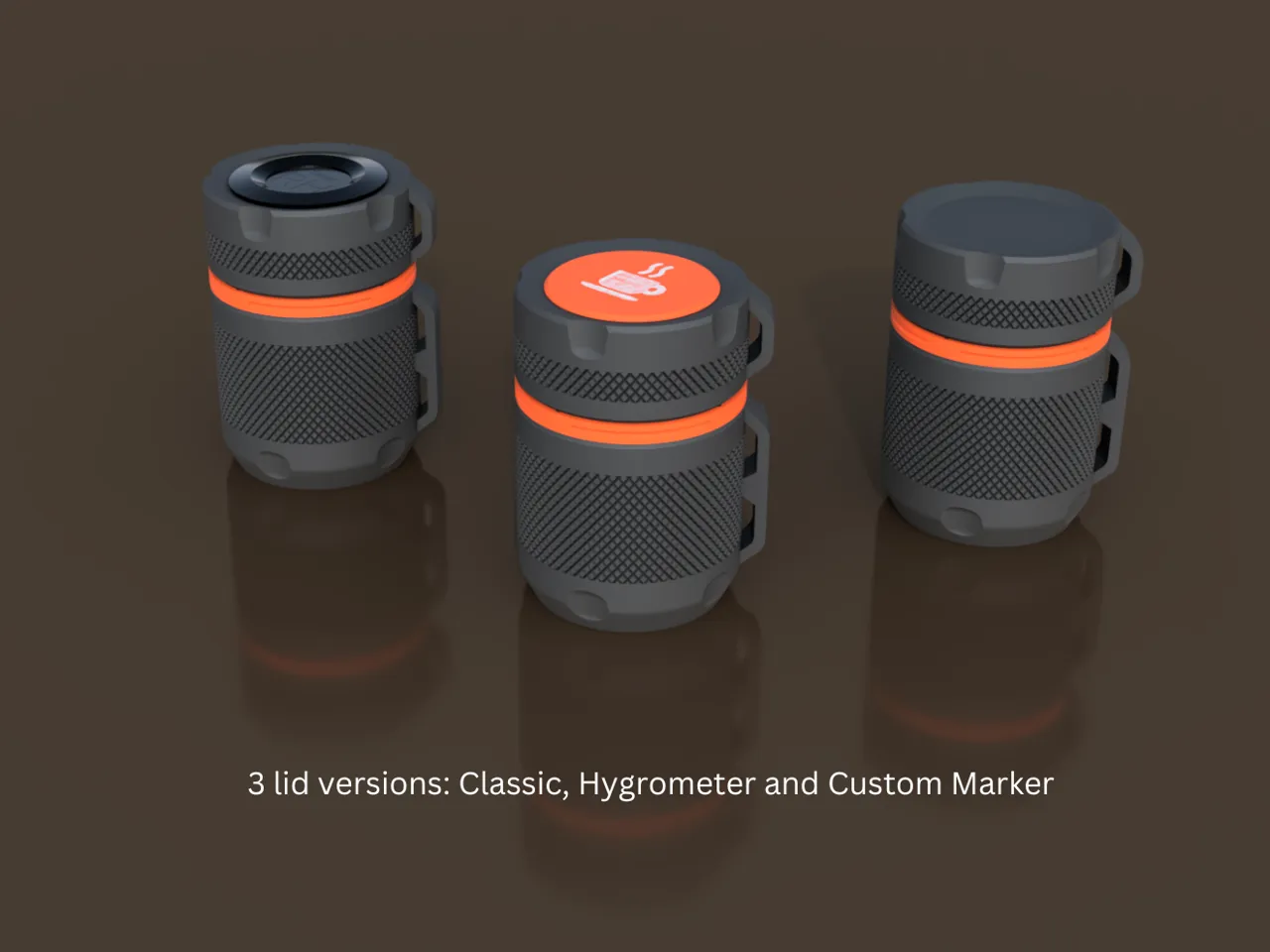 Travel Capsule: Compact EDC Container Pod view 2