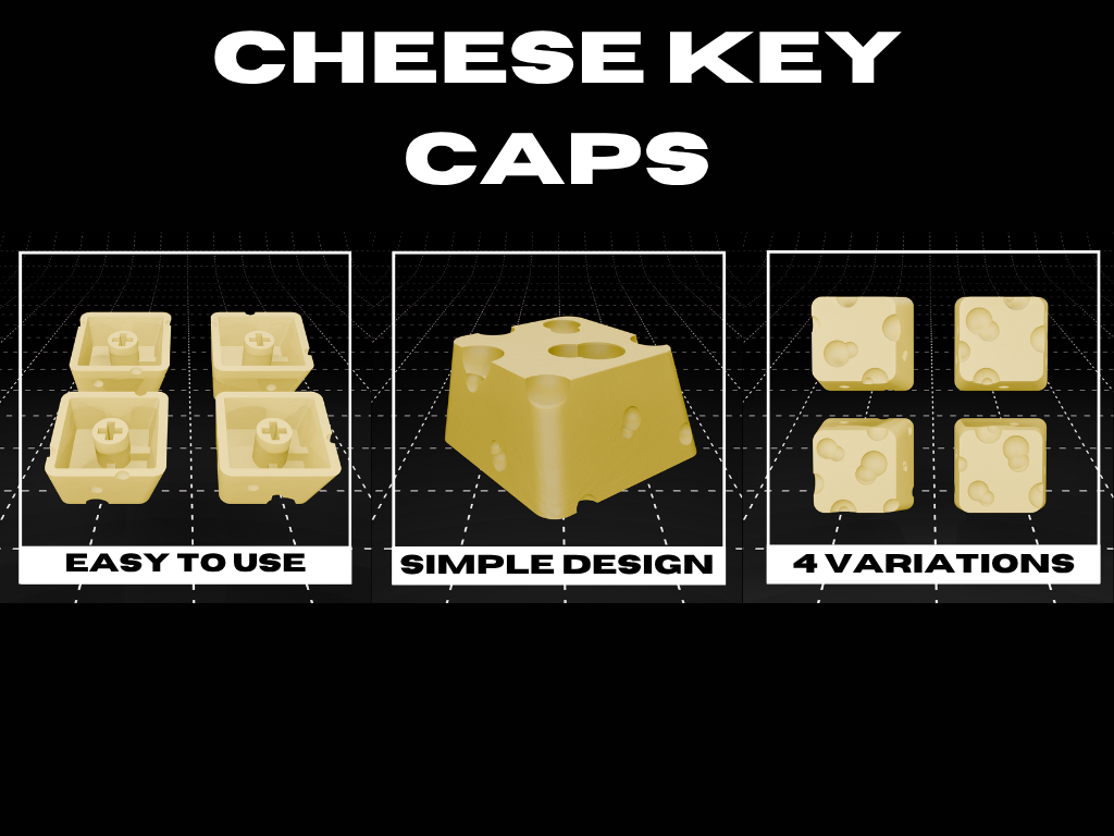Cheese Keycaps