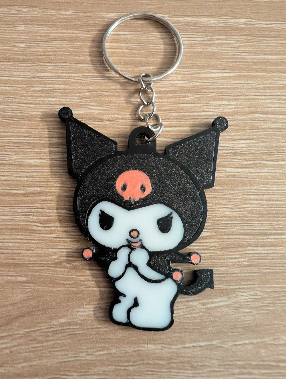 kuromi keychain - Free 3D Print Model - MakerWorld