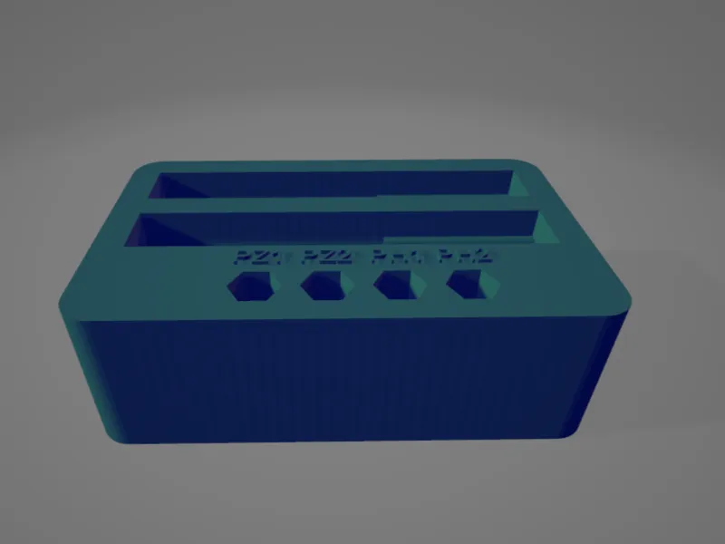 PORTAINSERTI AVVITATORE - BOX FOR SCREWDRIVER BITS