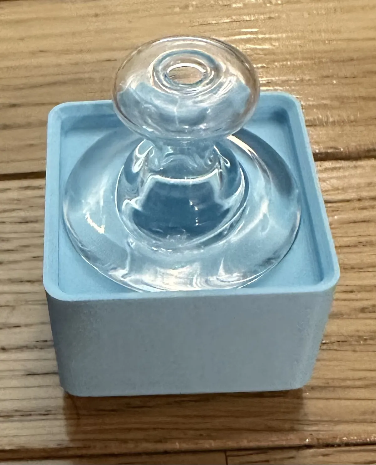 Range-carb cap double hélice Gridfinity