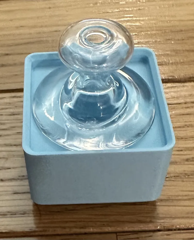 Gridfinity Double Helix Carb Cap Holder