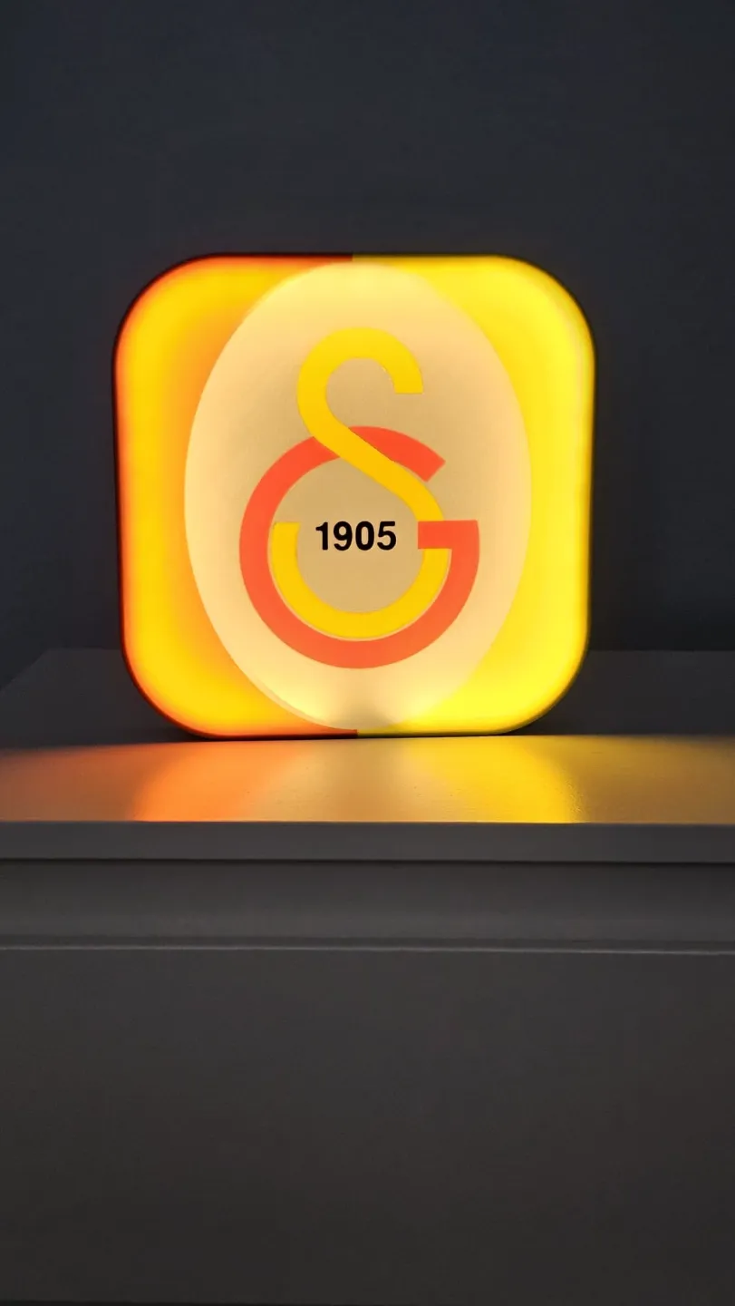 Galatasaray led lightbox by pepp3d makerworld
