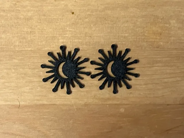 moon earrings