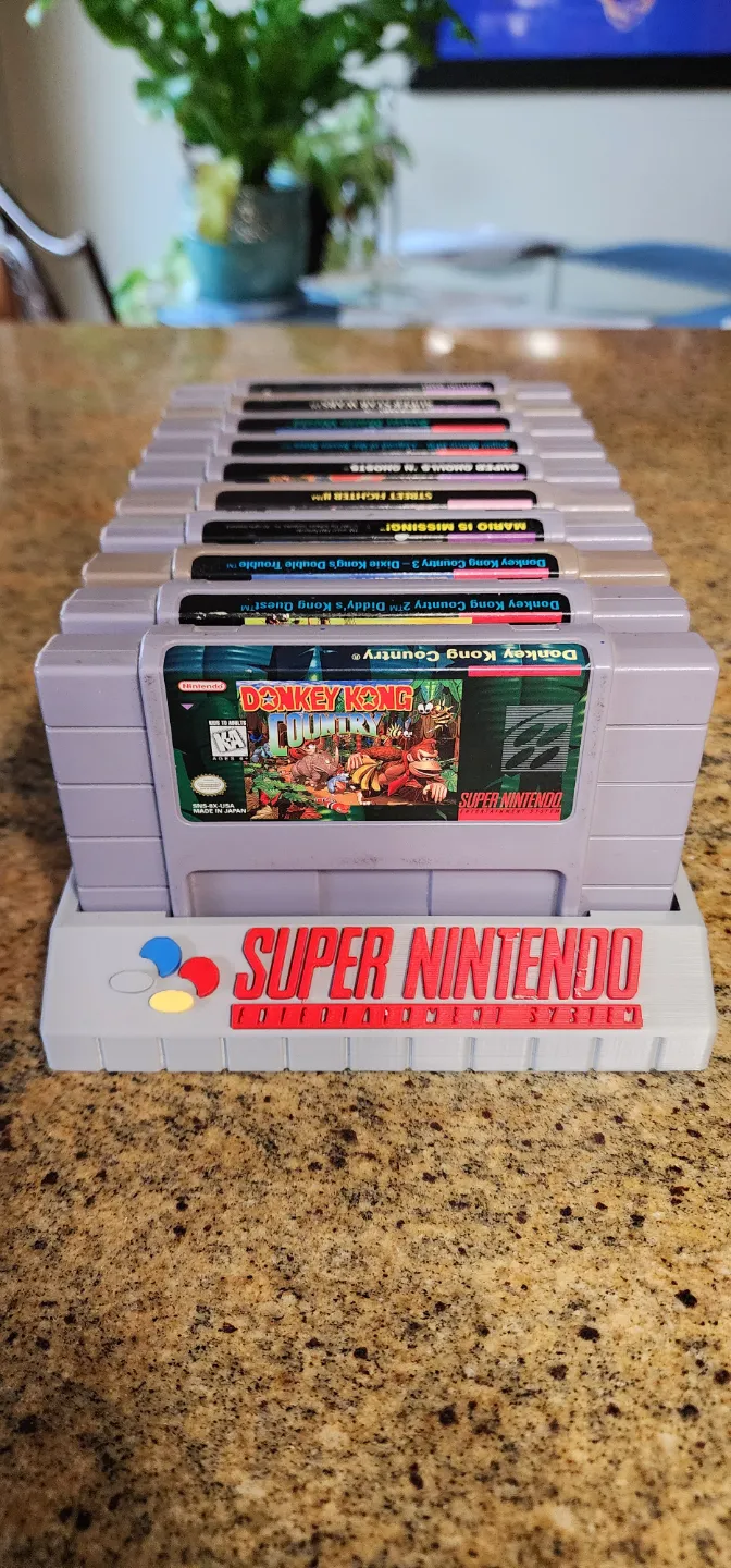 Super Nintendo Cartridge Tray Organizer