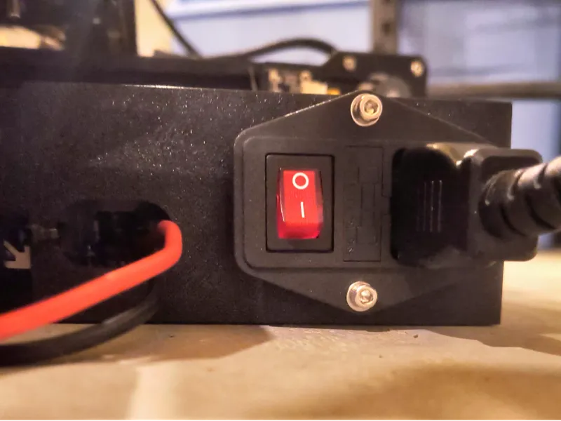 Lower power supply mount for ender 3