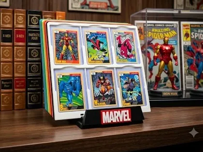 The Magnetic Card Flipper - 60 Card Display Stand