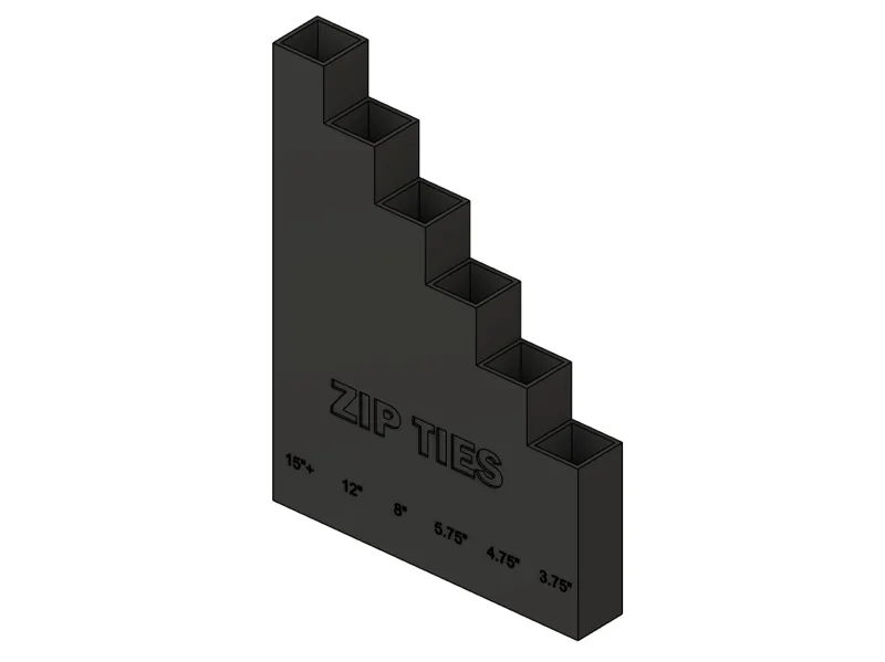 Compact Zip Tie Holder