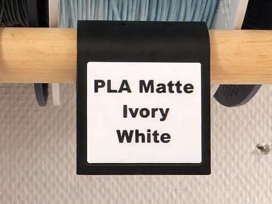 Filament Spool Name Tag (NFC Ready)