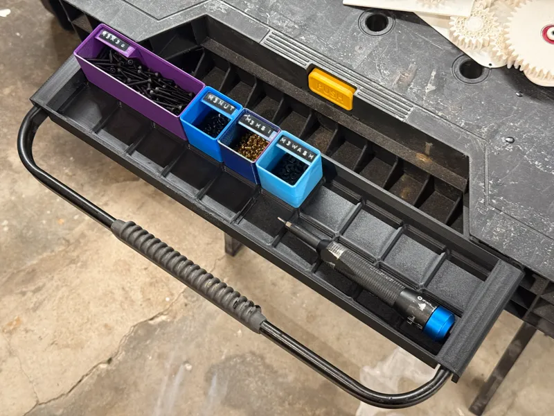 Parts Tray for DeWalt Folding Workbench